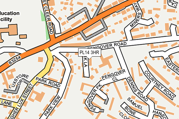 PL14 3HR map - OS OpenMap – Local (Ordnance Survey) PL14 3HR map - OS OpenMap – Local (Ordnance Survey)