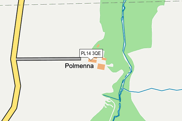 PL14 3QE map - OS OpenMap – Local (Ordnance Survey) PL14 3QE map - OS OpenMap – Local (Ordnance Survey)