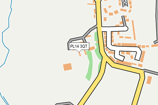 PL14 3QT map - OS OpenMap – Local (Ordnance Survey) PL14 3QT map - OS OpenMap – Local (Ordnance Survey)