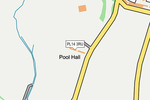 PL14 3RU map - OS OpenMap – Local (Ordnance Survey) PL14 3RU map - OS OpenMap – Local (Ordnance Survey)