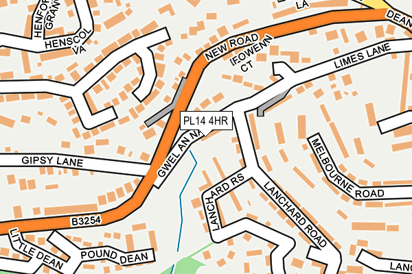 PL14 4HR map - OS OpenMap – Local (Ordnance Survey) PL14 4HR map - OS OpenMap – Local (Ordnance Survey)