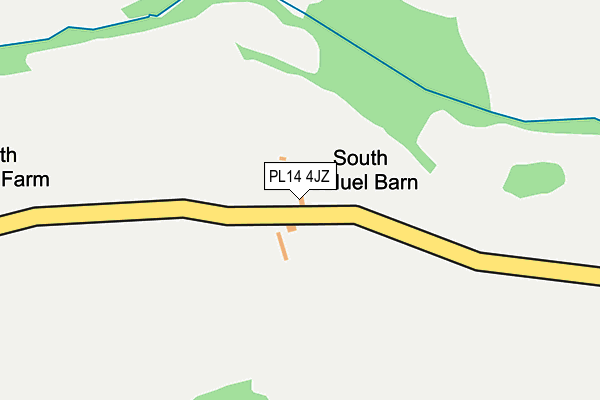 PL14 4JZ map - OS OpenMap – Local (Ordnance Survey) PL14 4JZ map - OS OpenMap – Local (Ordnance Survey)