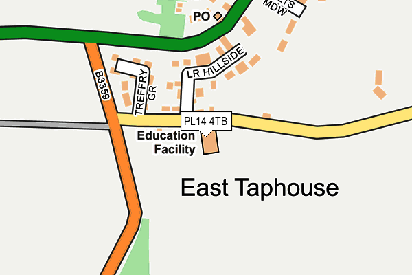 PL14 4TB map - OS OpenMap – Local (Ordnance Survey) PL14 4TB map - OS OpenMap – Local (Ordnance Survey)