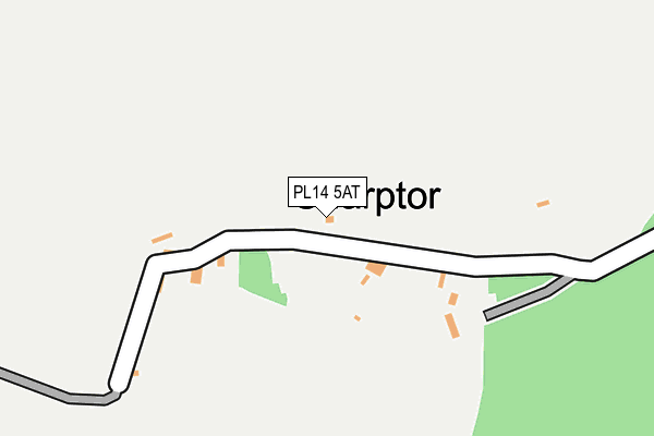 PL14 5AT map - OS OpenMap – Local (Ordnance Survey) PL14 5AT map - OS OpenMap – Local (Ordnance Survey)