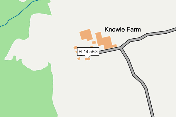 PL14 5BG map - OS OpenMap – Local (Ordnance Survey) PL14 5BG map - OS OpenMap – Local (Ordnance Survey)