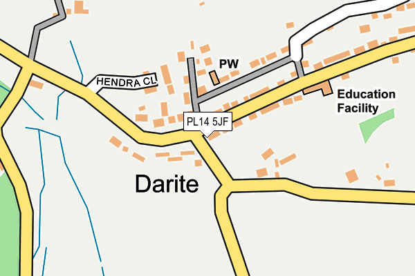 PL14 5JF map - OS OpenMap – Local (Ordnance Survey) PL14 5JF map - OS OpenMap – Local (Ordnance Survey)