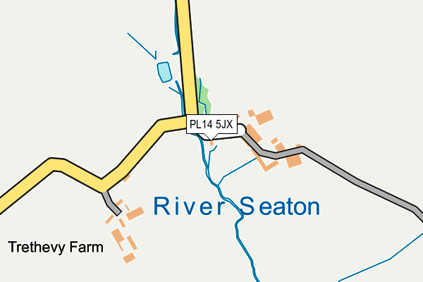 PL14 5JX map - OS OpenMap – Local (Ordnance Survey) PL14 5JX map - OS OpenMap – Local (Ordnance Survey)