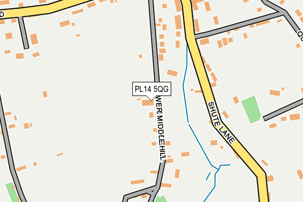 PL14 5QG map - OS OpenMap – Local (Ordnance Survey) PL14 5QG map - OS OpenMap – Local (Ordnance Survey)