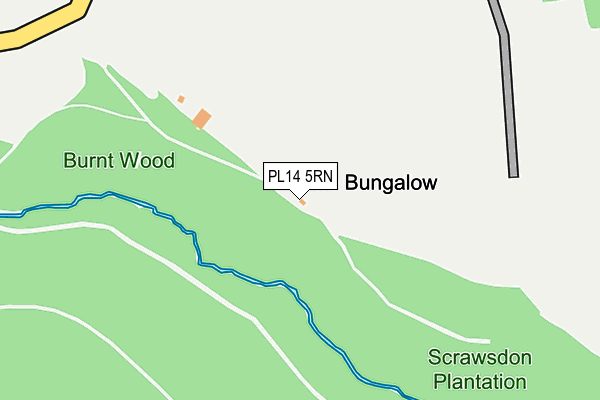 PL14 5RN map - OS OpenMap – Local (Ordnance Survey) PL14 5RN map - OS OpenMap – Local (Ordnance Survey)