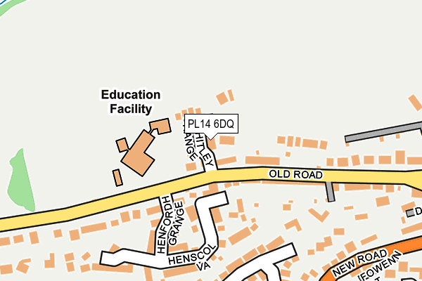 PL14 6DQ map - OS OpenMap – Local (Ordnance Survey) PL14 6DQ map - OS OpenMap – Local (Ordnance Survey)