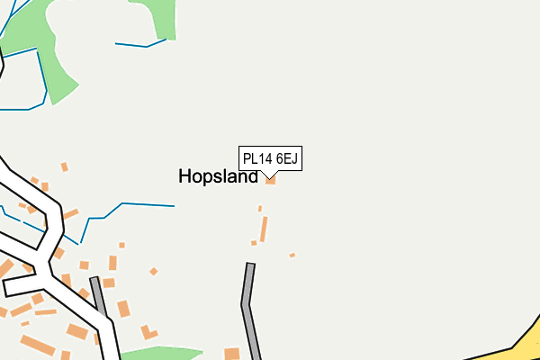 PL14 6EJ map - OS OpenMap – Local (Ordnance Survey) PL14 6EJ map - OS OpenMap – Local (Ordnance Survey)