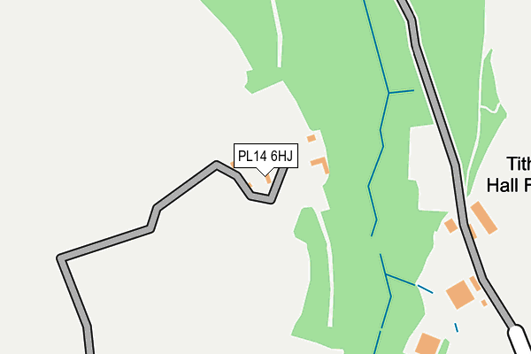 PL14 6HJ map - OS OpenMap – Local (Ordnance Survey) PL14 6HJ map - OS OpenMap – Local (Ordnance Survey)