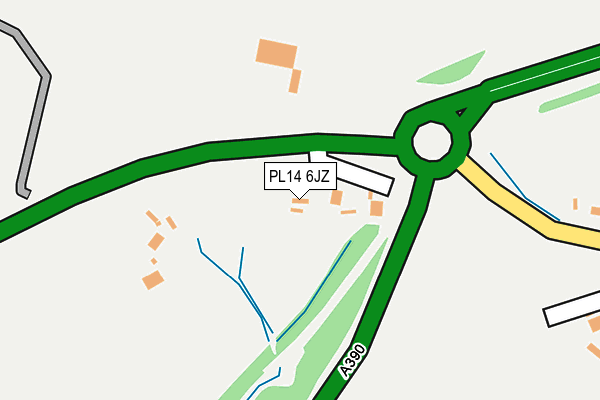 PL14 6JZ map - OS OpenMap – Local (Ordnance Survey) PL14 6JZ map - OS OpenMap – Local (Ordnance Survey)