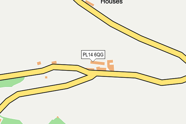 PL14 6QG map - OS OpenMap – Local (Ordnance Survey) PL14 6QG map - OS OpenMap – Local (Ordnance Survey)