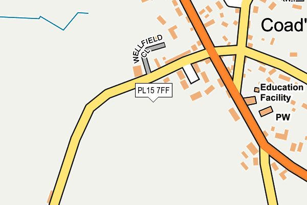 PL15 7FF map - OS OpenMap – Local (Ordnance Survey) PL15 7FF map - OS OpenMap – Local (Ordnance Survey)