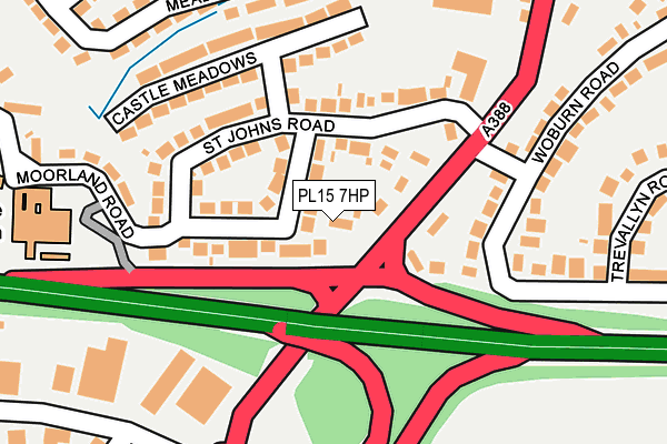 PL15 7HP map - OS OpenMap – Local (Ordnance Survey) PL15 7HP map - OS OpenMap – Local (Ordnance Survey)
