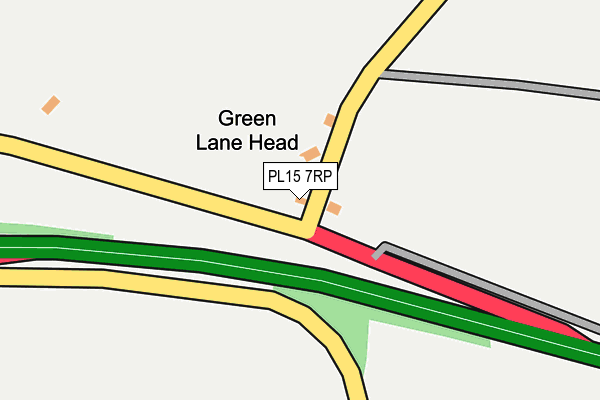 PL15 7RP map - OS OpenMap – Local (Ordnance Survey) PL15 7RP map - OS OpenMap – Local (Ordnance Survey)