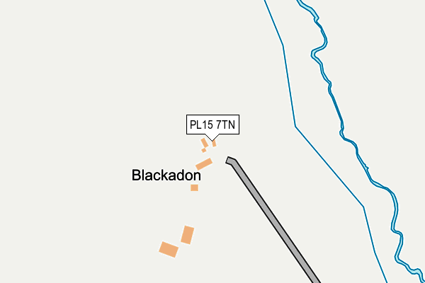 PL15 7TN map - OS OpenMap – Local (Ordnance Survey) PL15 7TN map - OS OpenMap – Local (Ordnance Survey)