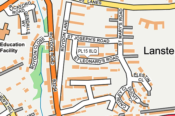 PL15 8LQ map - OS OpenMap – Local (Ordnance Survey) PL15 8LQ map - OS OpenMap – Local (Ordnance Survey)