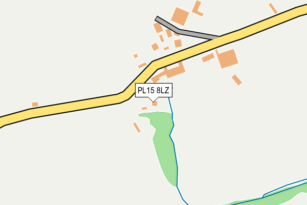 PL15 8LZ map - OS OpenMap – Local (Ordnance Survey) PL15 8LZ map - OS OpenMap – Local (Ordnance Survey)