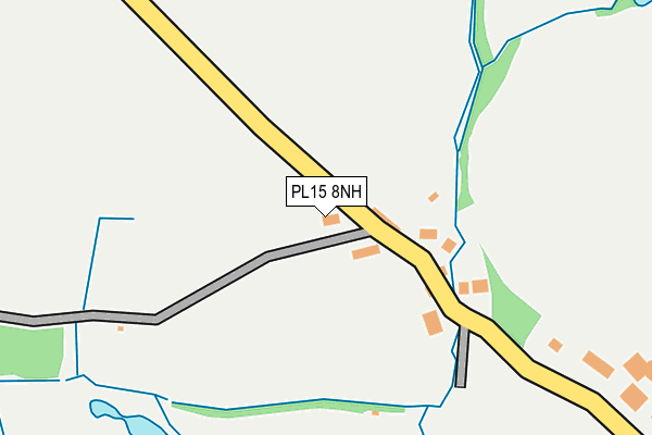 PL15 8NH map - OS OpenMap – Local (Ordnance Survey) PL15 8NH map - OS OpenMap – Local (Ordnance Survey)