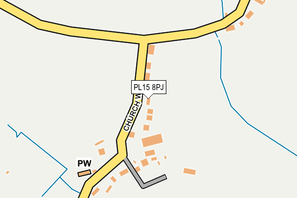 PL15 8PJ map - OS OpenMap – Local (Ordnance Survey) PL15 8PJ map - OS OpenMap – Local (Ordnance Survey)