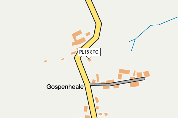 PL15 8PQ map - OS OpenMap – Local (Ordnance Survey) PL15 8PQ map - OS OpenMap – Local (Ordnance Survey)