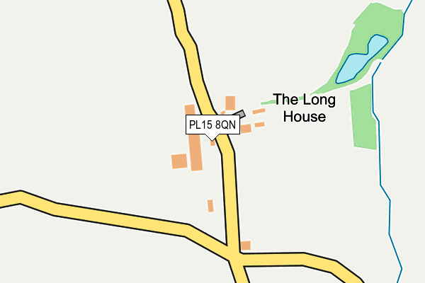 PL15 8QN map - OS OpenMap – Local (Ordnance Survey) PL15 8QN map - OS OpenMap – Local (Ordnance Survey)