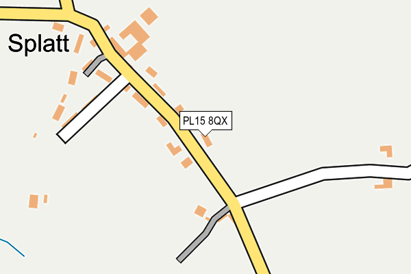 PL15 8QX map - OS OpenMap – Local (Ordnance Survey) PL15 8QX map - OS OpenMap – Local (Ordnance Survey)