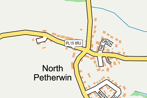 PL15 8RJ map - OS OpenMap – Local (Ordnance Survey) PL15 8RJ map - OS OpenMap – Local (Ordnance Survey)