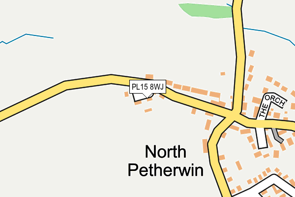 PL15 8WJ map - OS OpenMap – Local (Ordnance Survey) PL15 8WJ map - OS OpenMap – Local (Ordnance Survey)