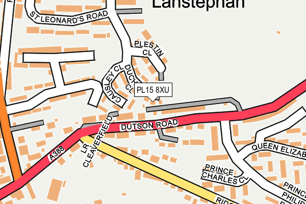 PL15 8XU map - OS OpenMap – Local (Ordnance Survey) PL15 8XU map - OS OpenMap – Local (Ordnance Survey)