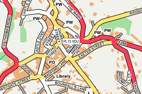 PL15 9DU map - OS OpenMap – Local (Ordnance Survey) PL15 9DU map - OS OpenMap – Local (Ordnance Survey)