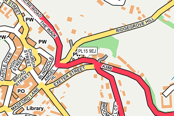 PL15 9EJ map - OS OpenMap – Local (Ordnance Survey) PL15 9EJ map - OS OpenMap – Local (Ordnance Survey)