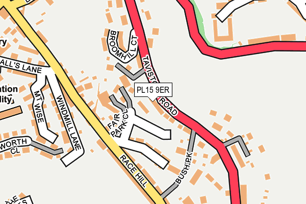 PL15 9ER map - OS OpenMap – Local (Ordnance Survey) PL15 9ER map - OS OpenMap – Local (Ordnance Survey)