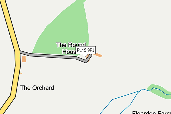 PL15 9PJ map - OS OpenMap – Local (Ordnance Survey) PL15 9PJ map - OS OpenMap – Local (Ordnance Survey)