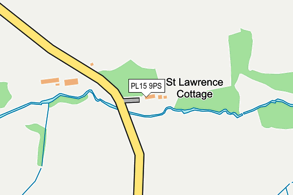 PL15 9PS map - OS OpenMap – Local (Ordnance Survey) PL15 9PS map - OS OpenMap – Local (Ordnance Survey)