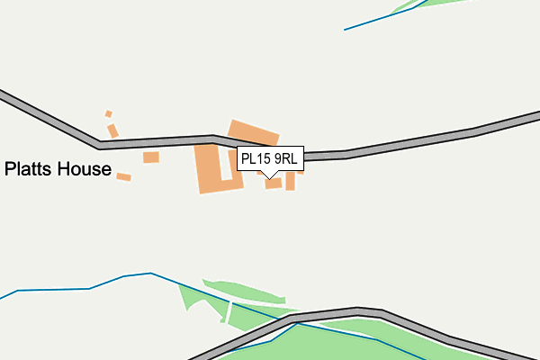 PL15 9RL map - OS OpenMap – Local (Ordnance Survey) PL15 9RL map - OS OpenMap – Local (Ordnance Survey)
