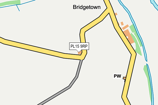 PL15 9RP map - OS OpenMap – Local (Ordnance Survey) PL15 9RP map - OS OpenMap – Local (Ordnance Survey)