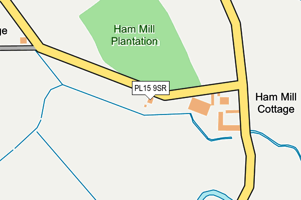 PL15 9SR map - OS OpenMap – Local (Ordnance Survey) PL15 9SR map - OS OpenMap – Local (Ordnance Survey)