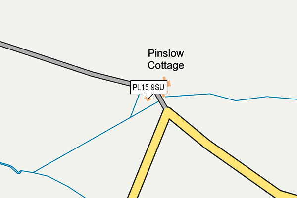 PL15 9SU map - OS OpenMap – Local (Ordnance Survey) PL15 9SU map - OS OpenMap – Local (Ordnance Survey)