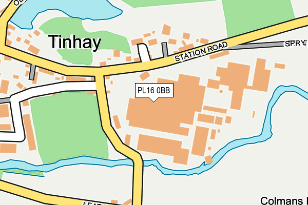 PL16 0BB map - OS OpenMap – Local (Ordnance Survey) PL16 0BB map - OS OpenMap – Local (Ordnance Survey)
