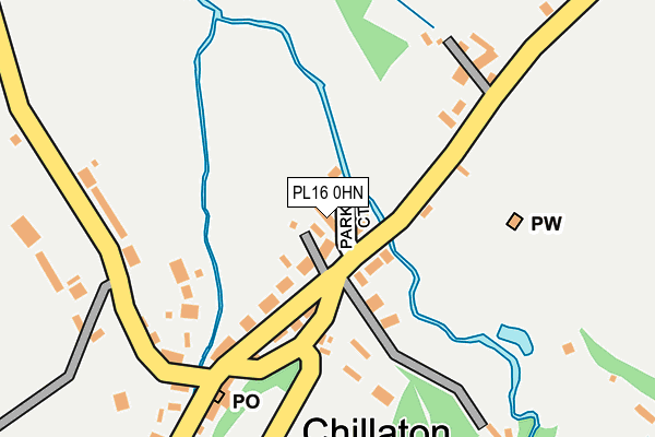 PL16 0HN map - OS OpenMap – Local (Ordnance Survey) PL16 0HN map - OS OpenMap – Local (Ordnance Survey)