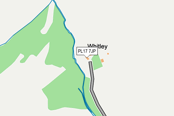 PL17 7JP map - OS OpenMap – Local (Ordnance Survey) PL17 7JP map - OS OpenMap – Local (Ordnance Survey)