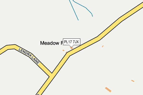 PL17 7JX map - OS OpenMap – Local (Ordnance Survey) PL17 7JX map - OS OpenMap – Local (Ordnance Survey)