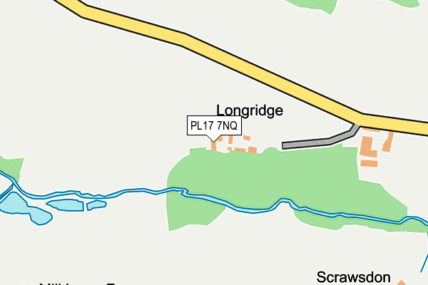 PL17 7NQ map - OS OpenMap – Local (Ordnance Survey) PL17 7NQ map - OS OpenMap – Local (Ordnance Survey)