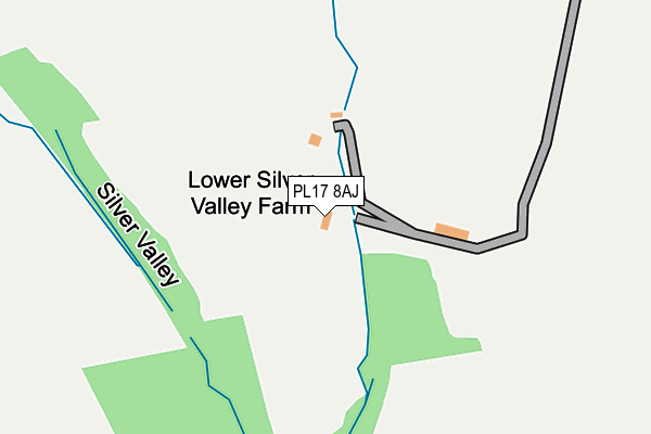 PL17 8AJ map - OS OpenMap – Local (Ordnance Survey) PL17 8AJ map - OS OpenMap – Local (Ordnance Survey)