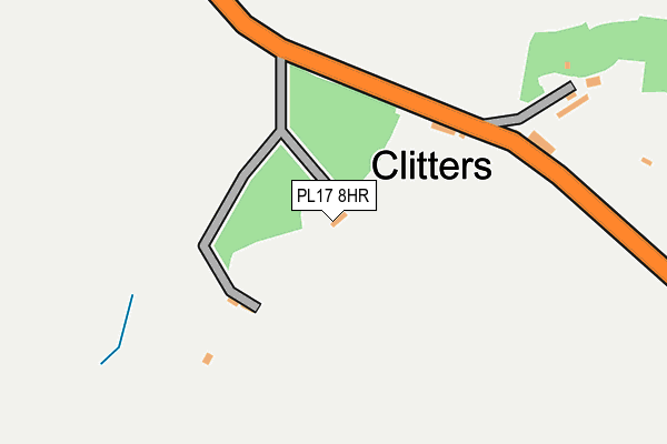 PL17 8HR map - OS OpenMap – Local (Ordnance Survey) PL17 8HR map - OS OpenMap – Local (Ordnance Survey)