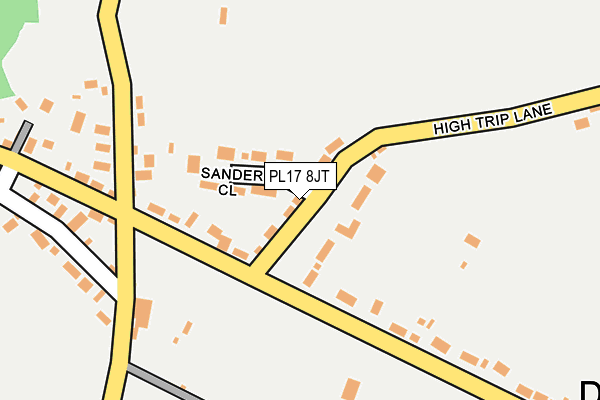 PL17 8JT map - OS OpenMap – Local (Ordnance Survey) PL17 8JT map - OS OpenMap – Local (Ordnance Survey)