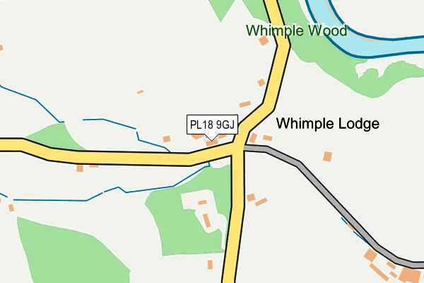 PL18 9GJ map - OS OpenMap – Local (Ordnance Survey) PL18 9GJ map - OS OpenMap – Local (Ordnance Survey)